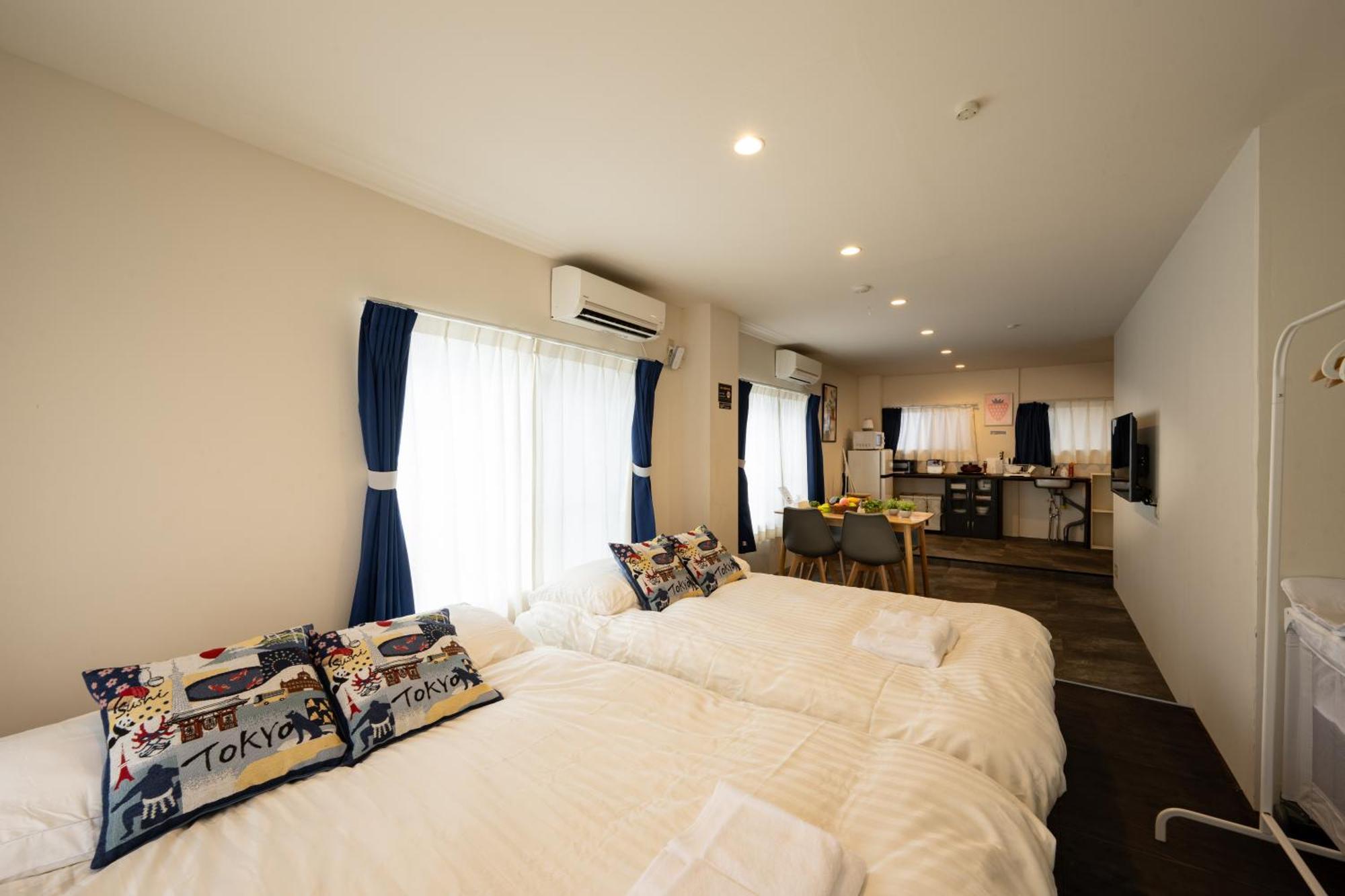 Thunder Hotel -雷門サンダーホテル- 浅草駅から徒歩5分 ベビー用品付き ファミリーも歓迎 大人8名もok!! Tōkyō Extérieur photo