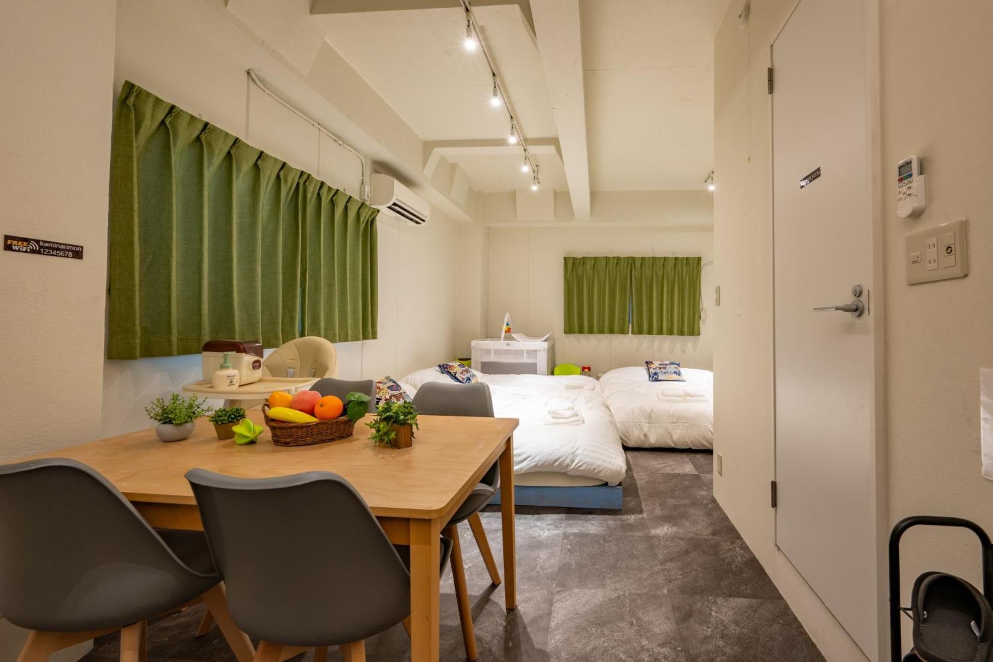Thunder Hotel -雷門サンダーホテル- 浅草駅から徒歩5分 ベビー用品付き ファミリーも歓迎 大人8名もok!! Tōkyō Extérieur photo